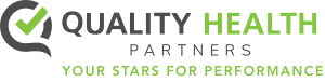 quality health partners logo with tagline your stars for performance
